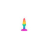 Plug anal multicouleur taille S 